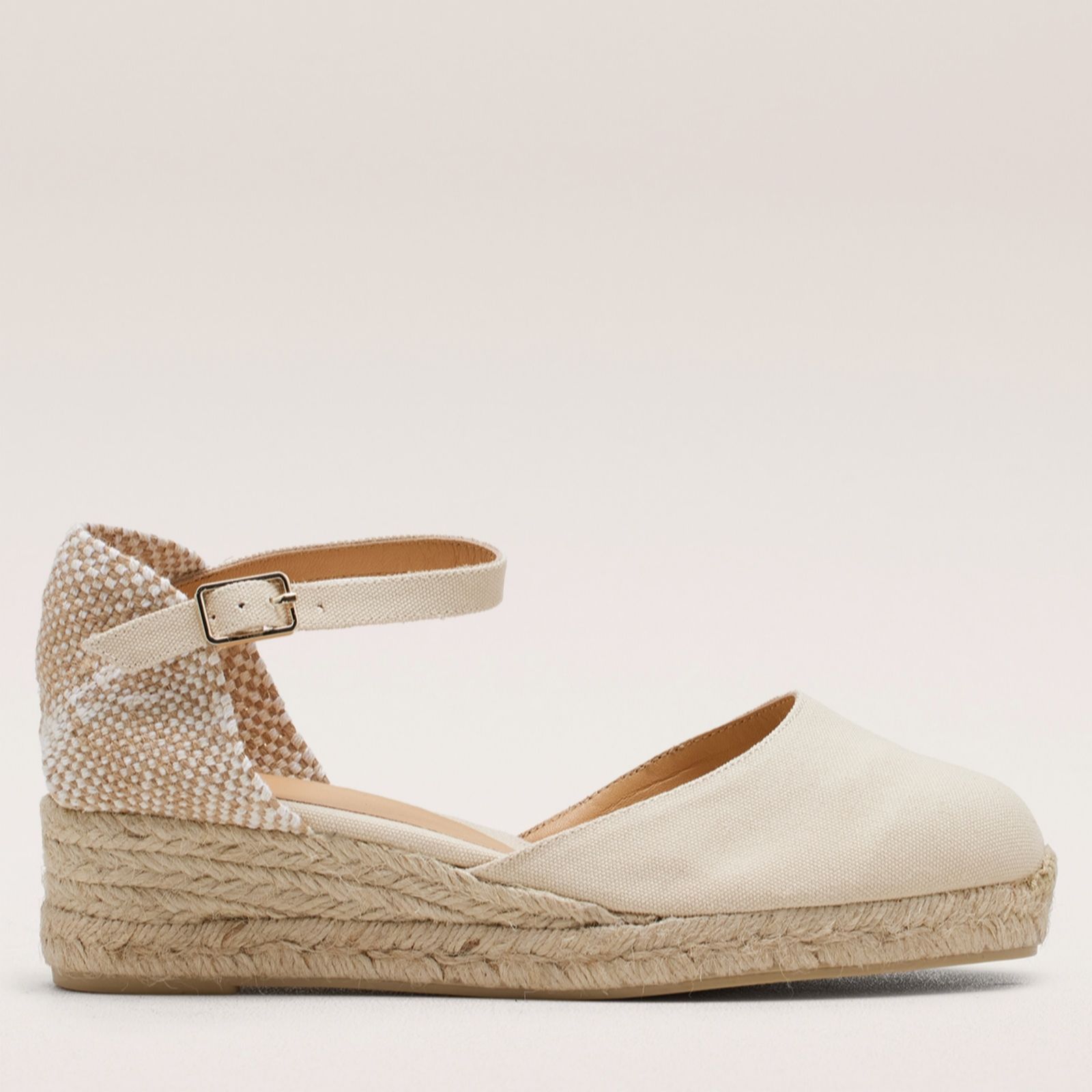 Castaner Carol Cotton Wedge Espadrille Sandal