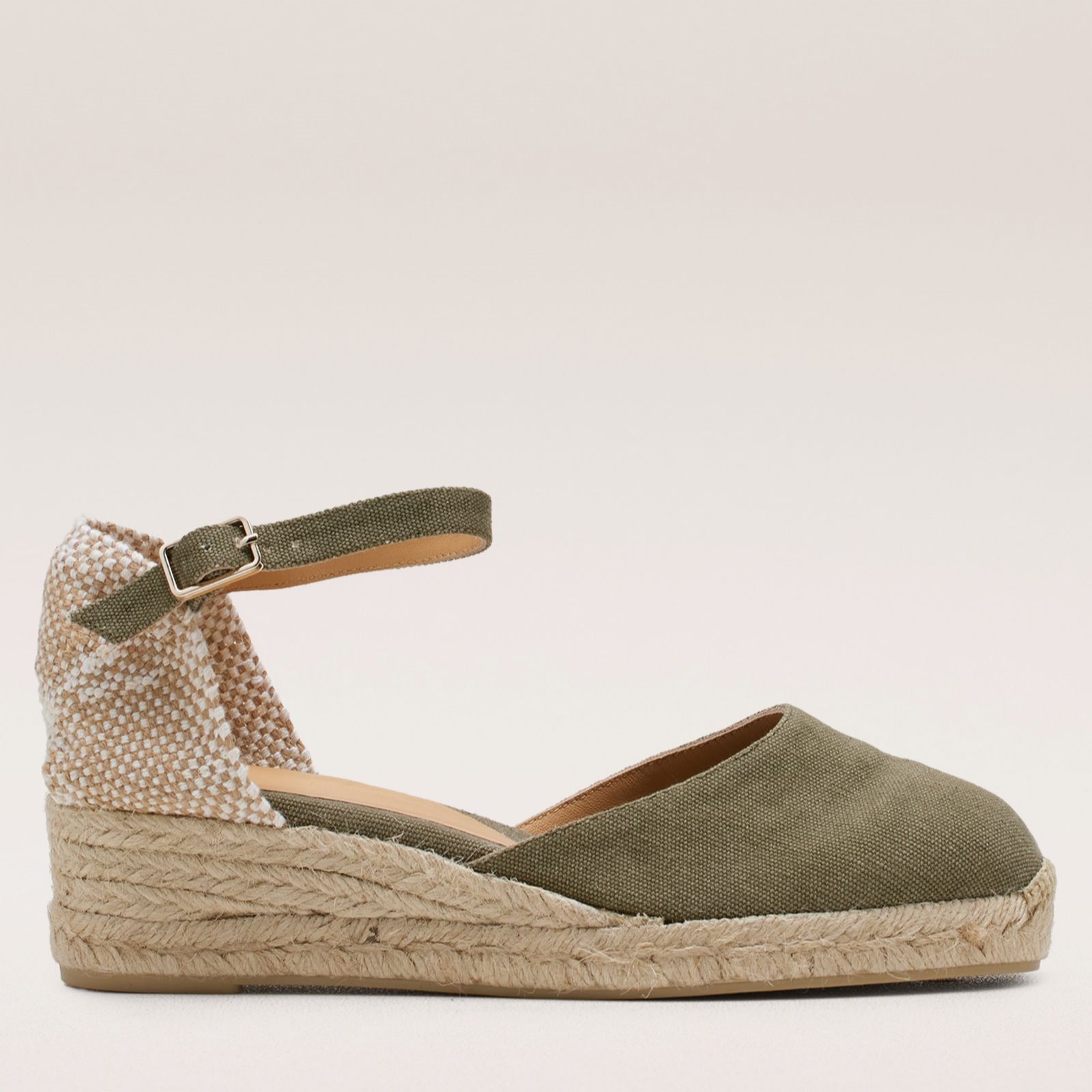 Castaner Carol Cotton Wedge Espadrille Sandal