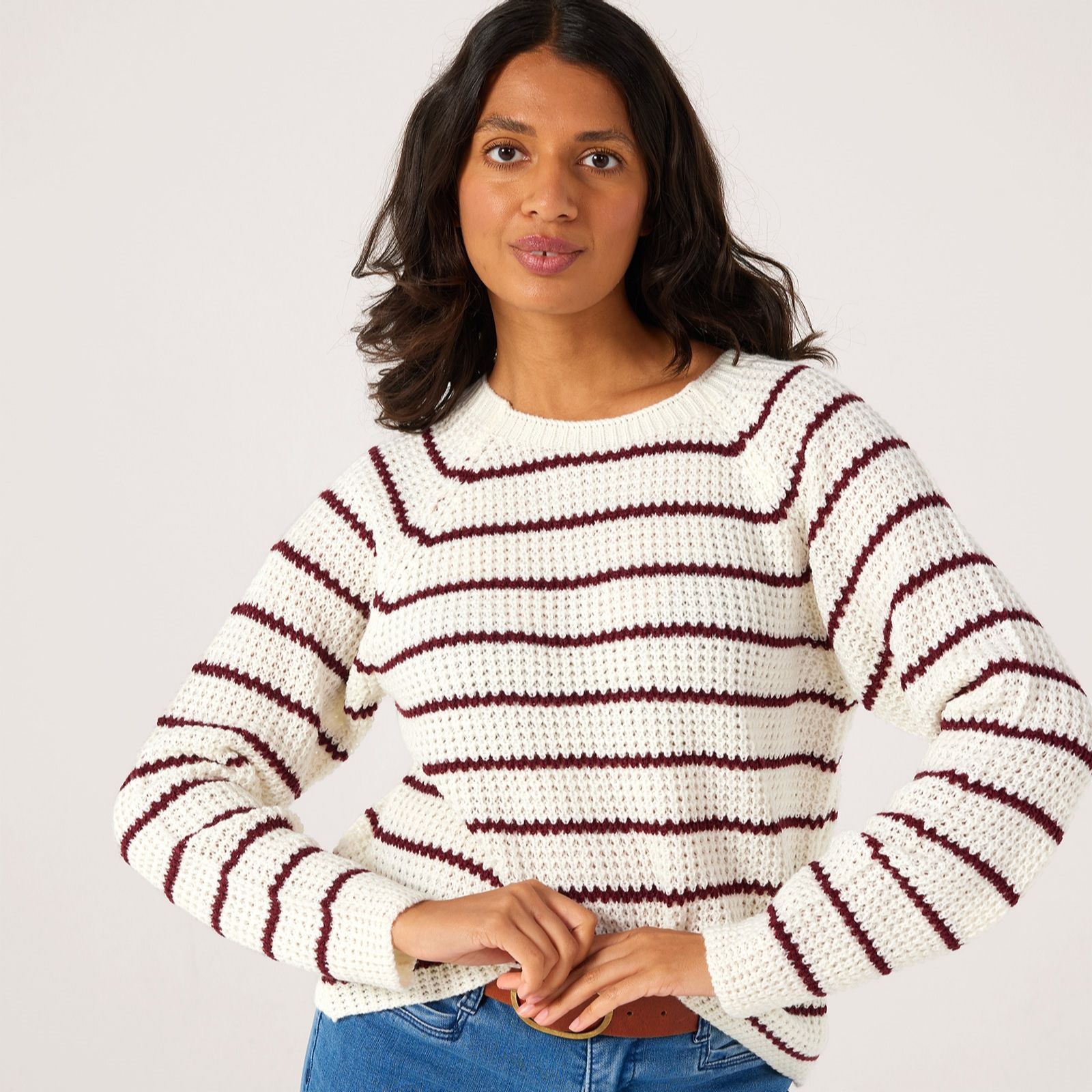 JDY Ellen Striped Knitted Jumper