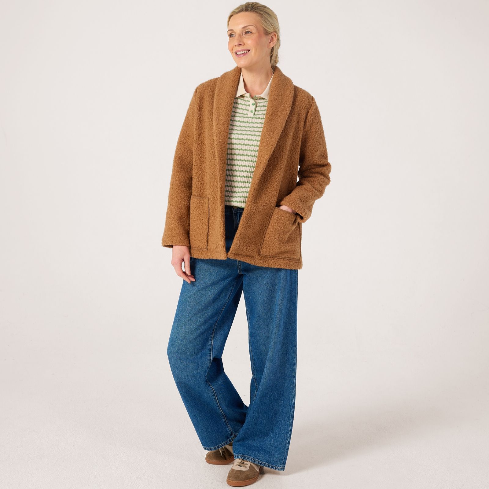 Kim & Co Poodle Cloth Light Coat