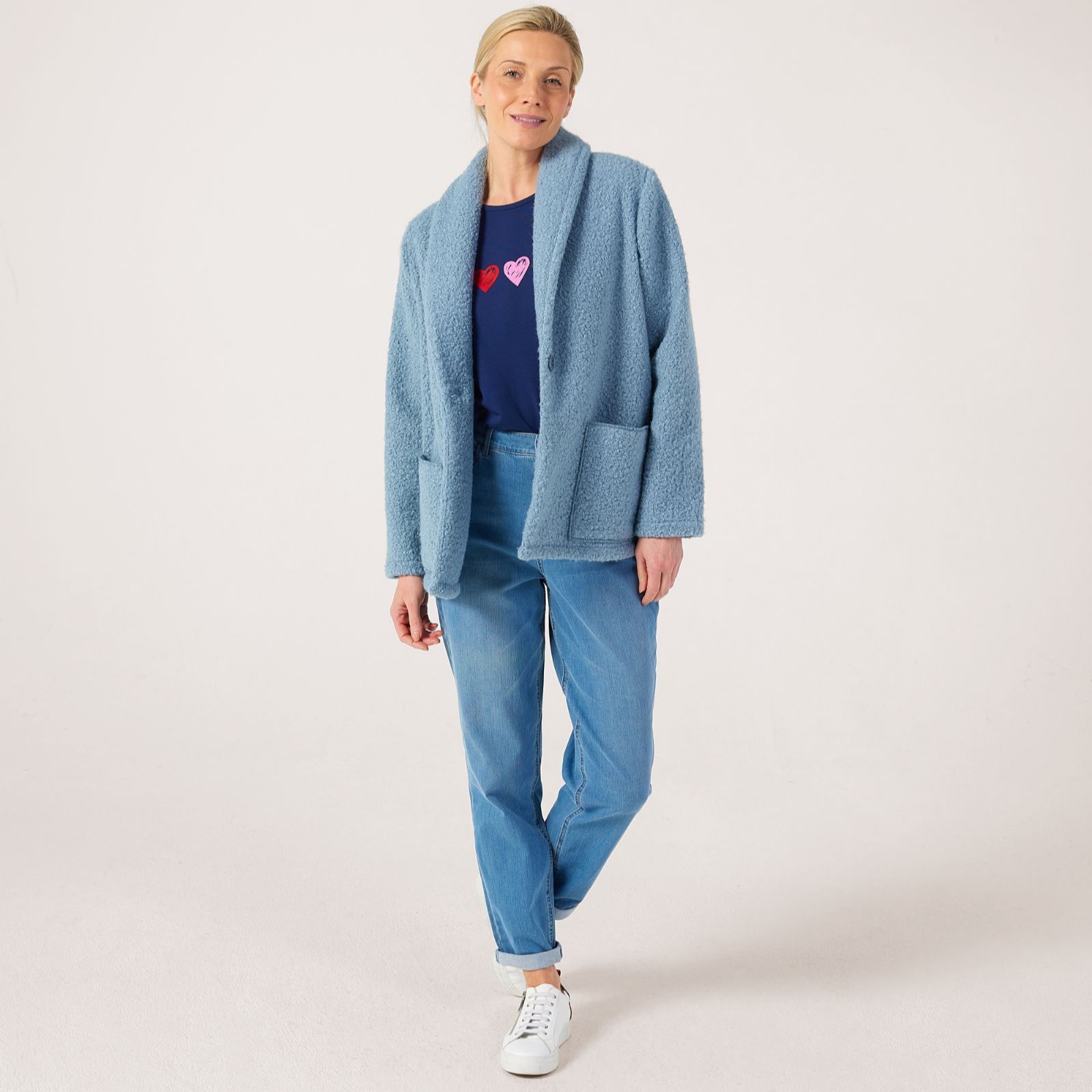 Kim & Co Poodle Cloth Light Coat