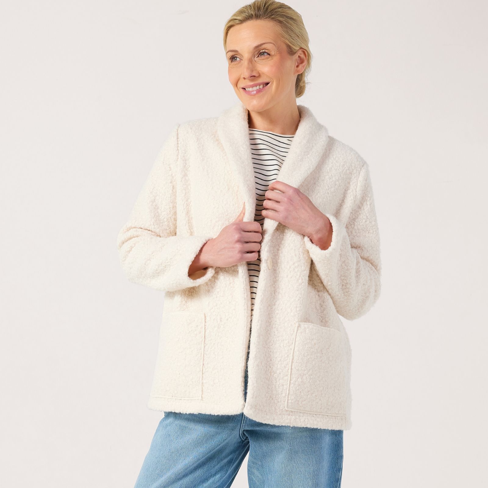 Kim & Co Poodle Cloth Light Coat