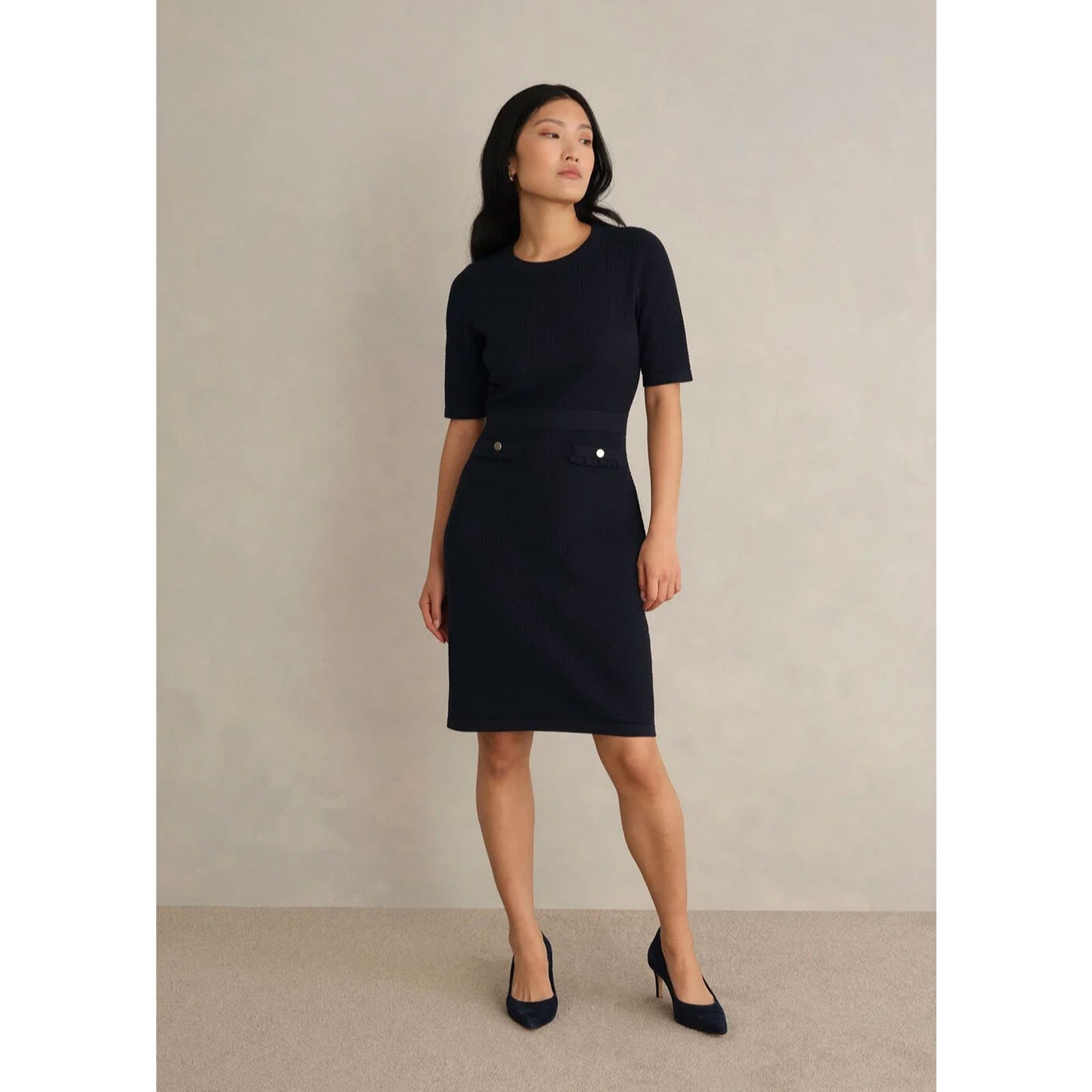 Hobbs London Petra Knitted Dress