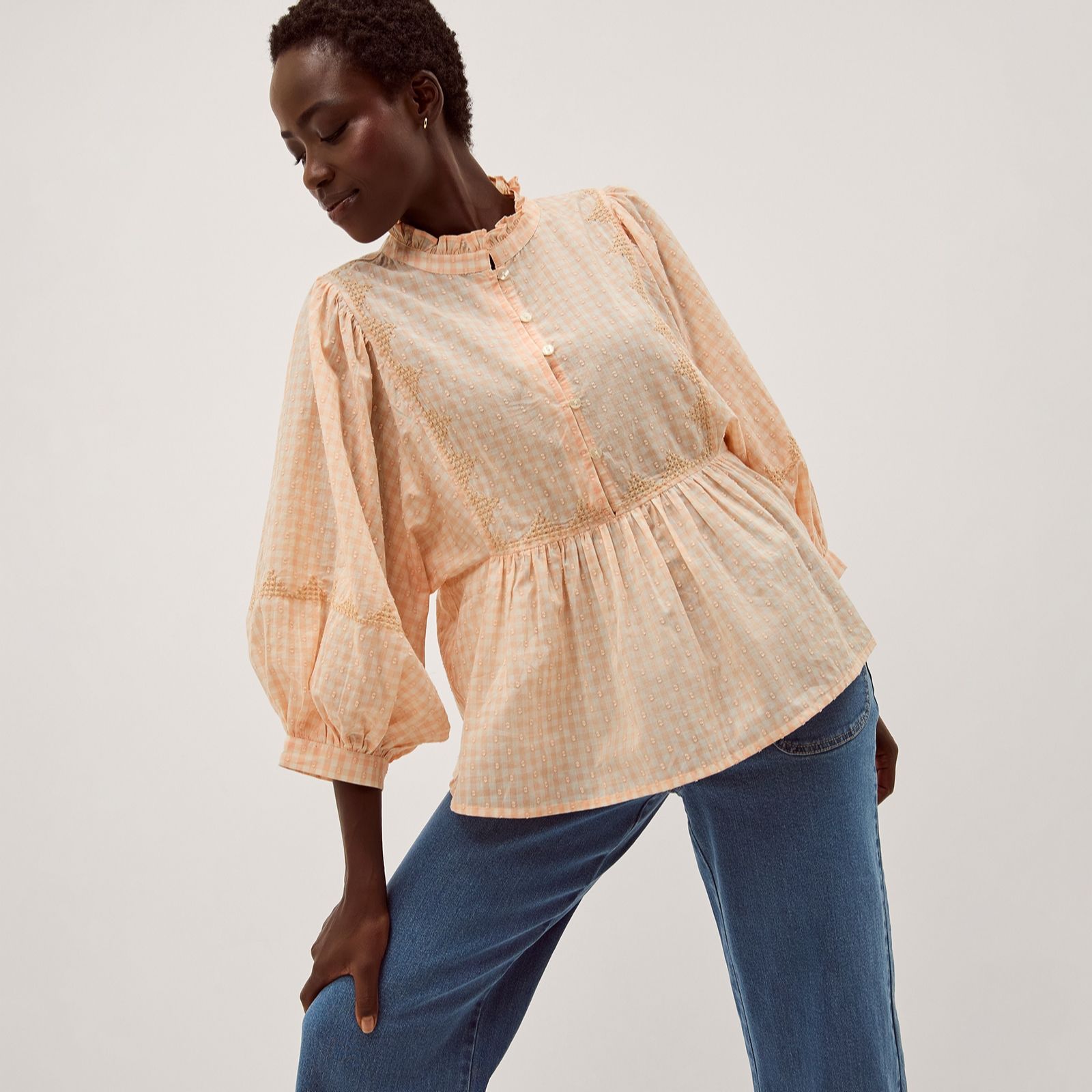 Monsoon Jemima Ginham Shirt