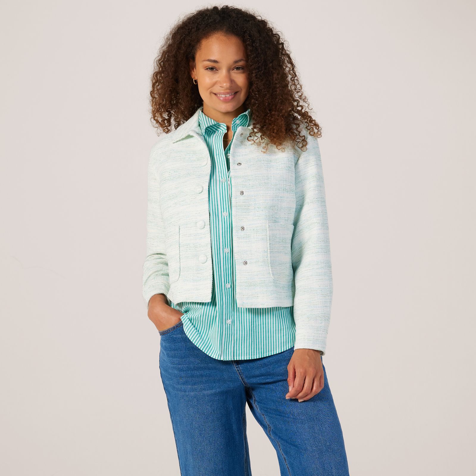 Ruth Langsford Textured Crop Jacket