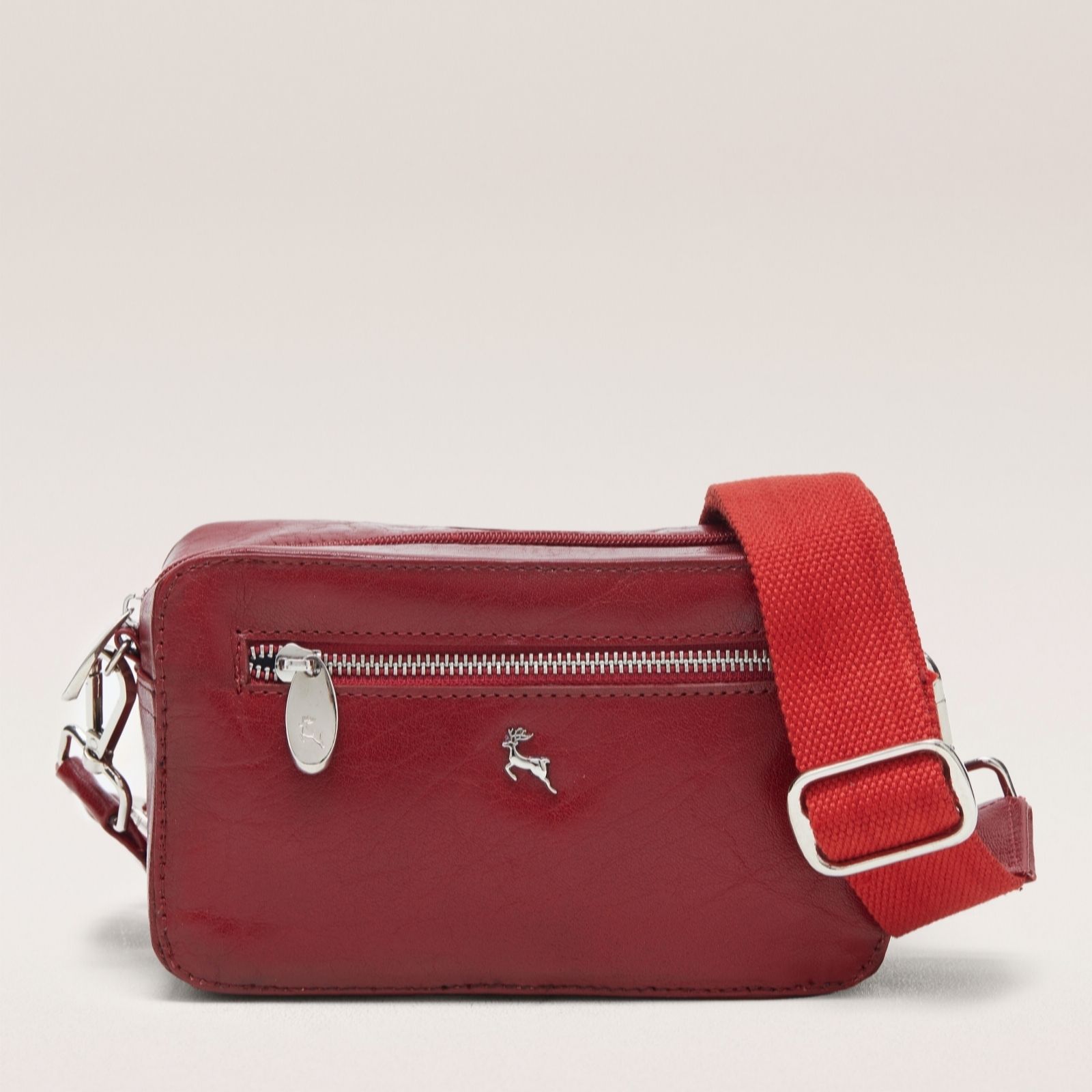 Outlet Ashwood Leather Camera Bag Webbing Strap