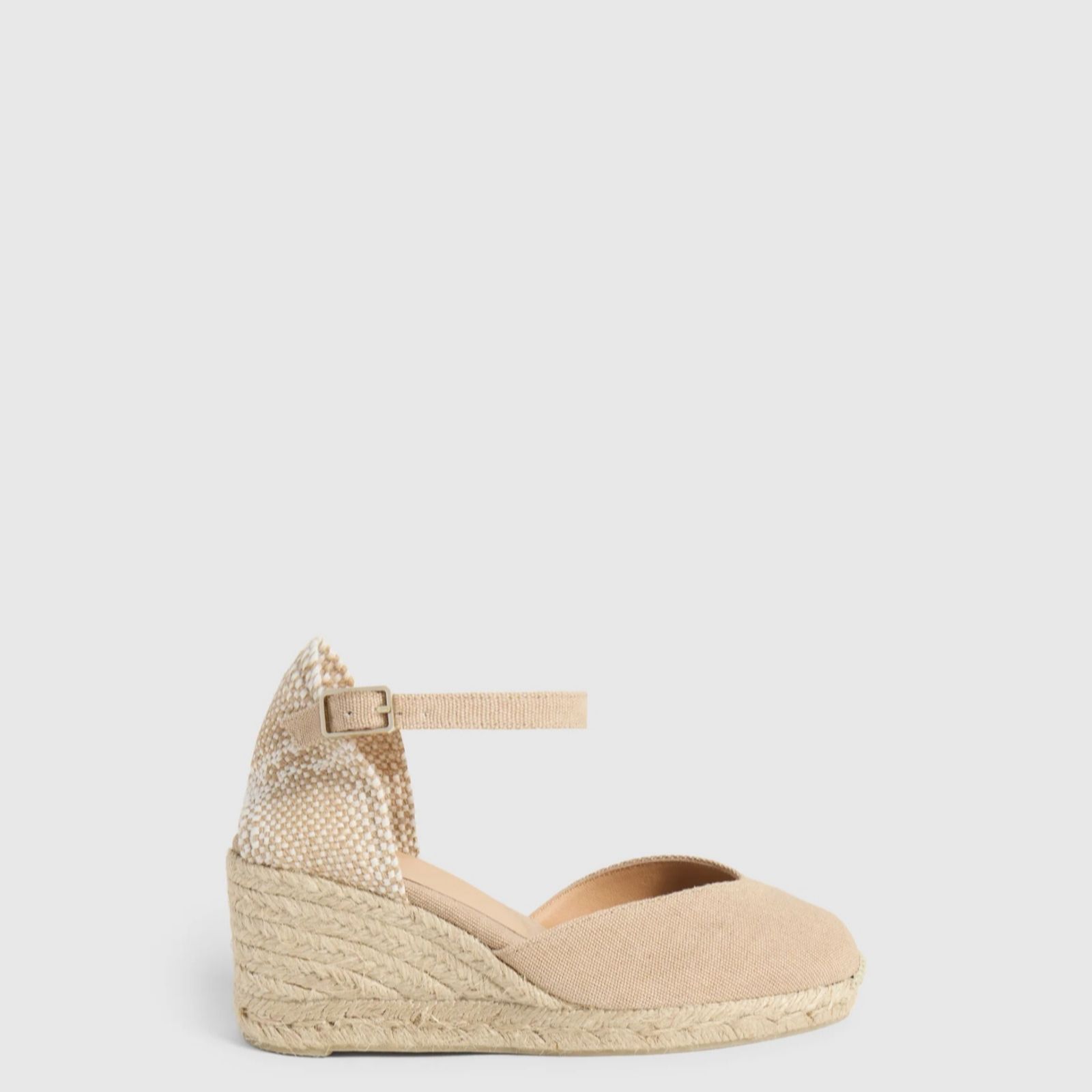 Castaner Chiarita Cotton Wedge Espadrille Sandal