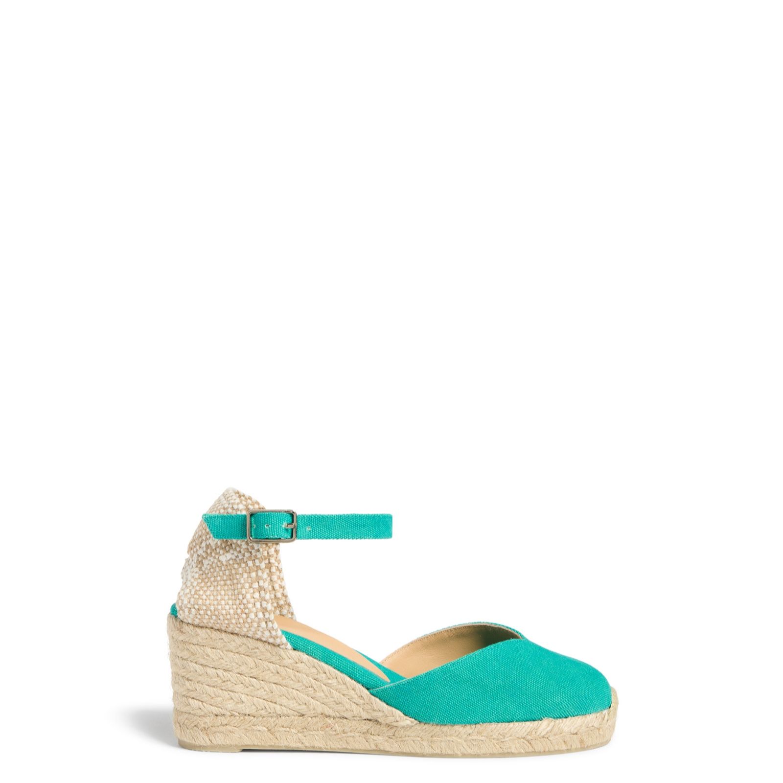 Castaner Chiarita Cotton Wedge Espadrille Sandal