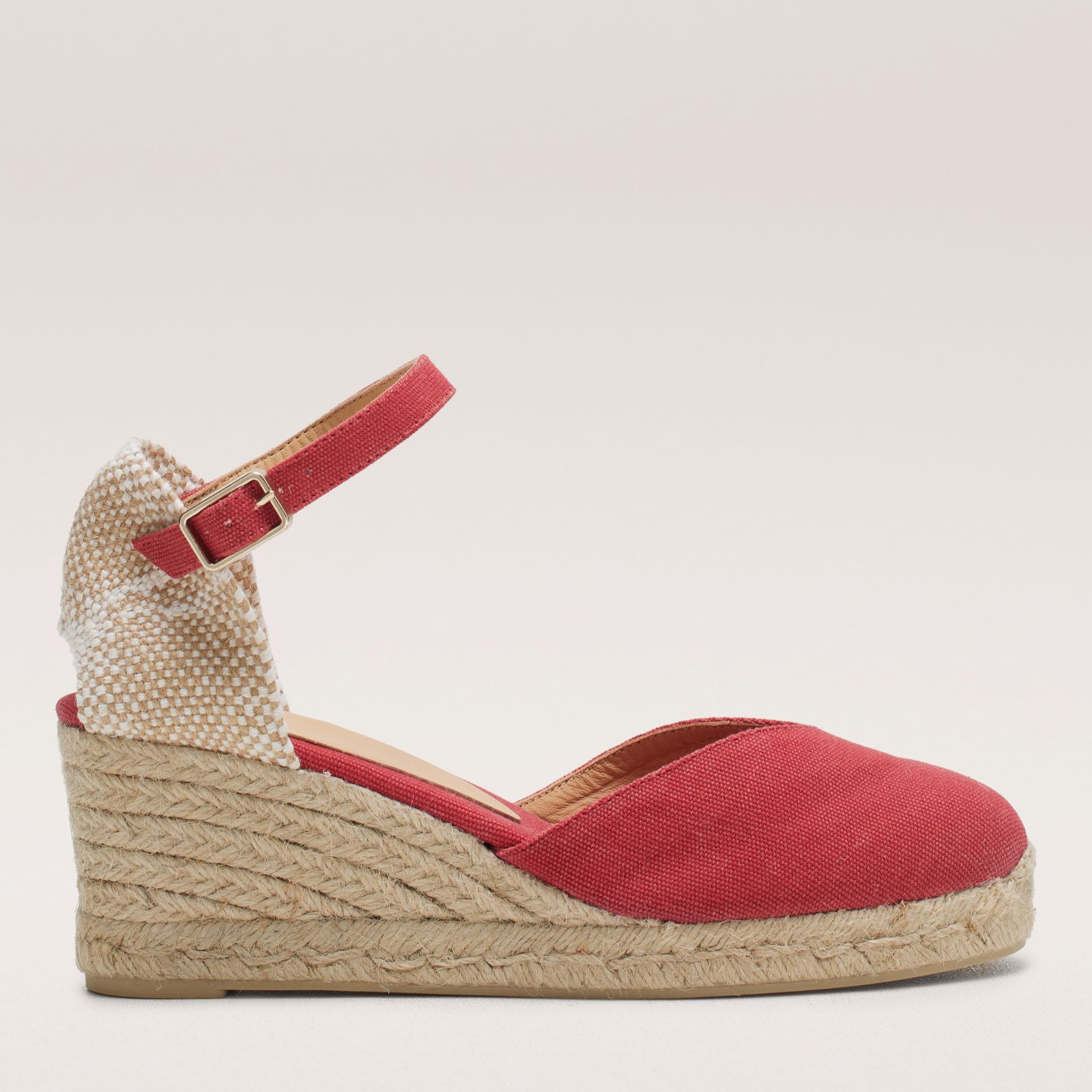 Castaner Chiarita Cotton Wedge Espadrille Sandal