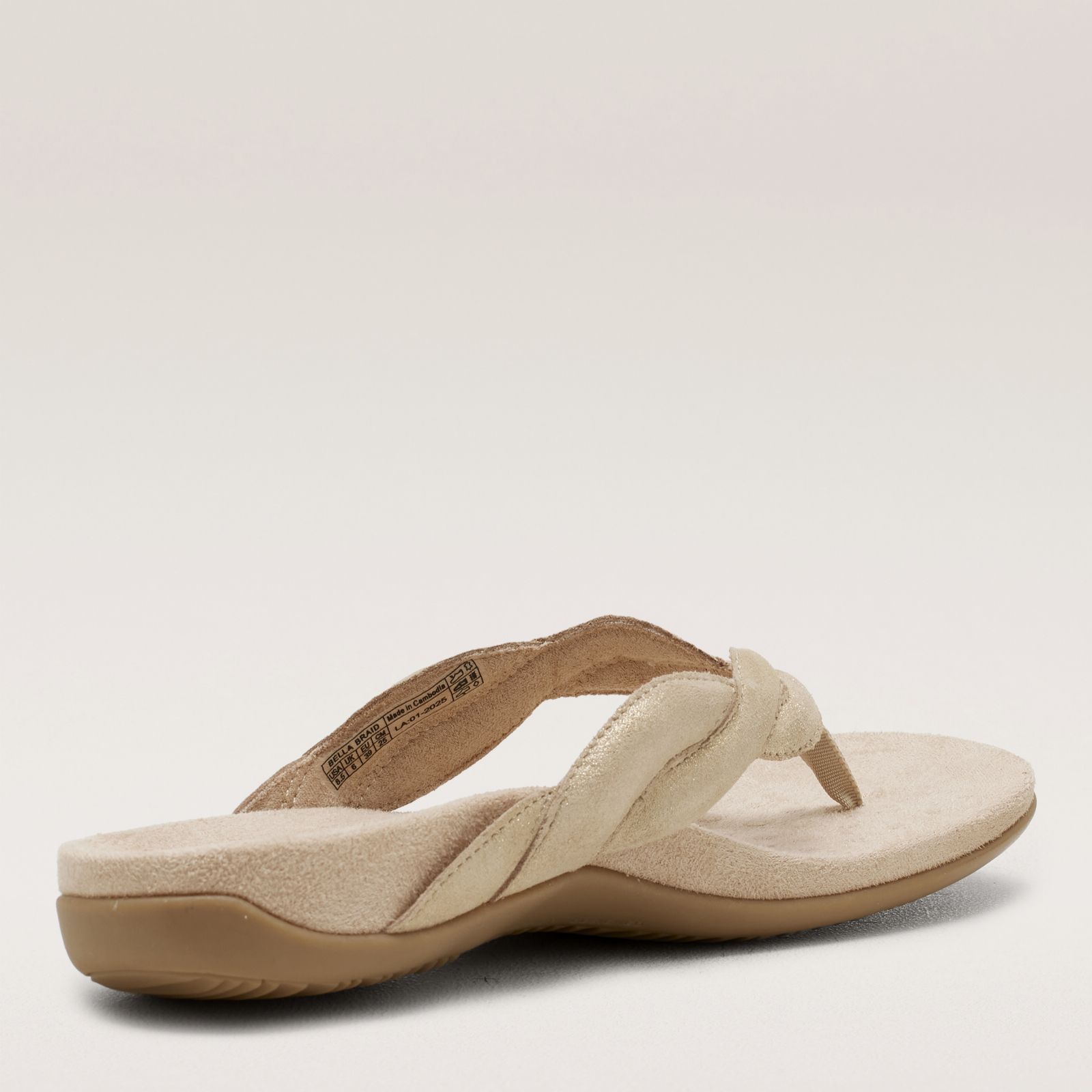 Vionic Rest Bella Braid Leather Sandal - QVC UK
