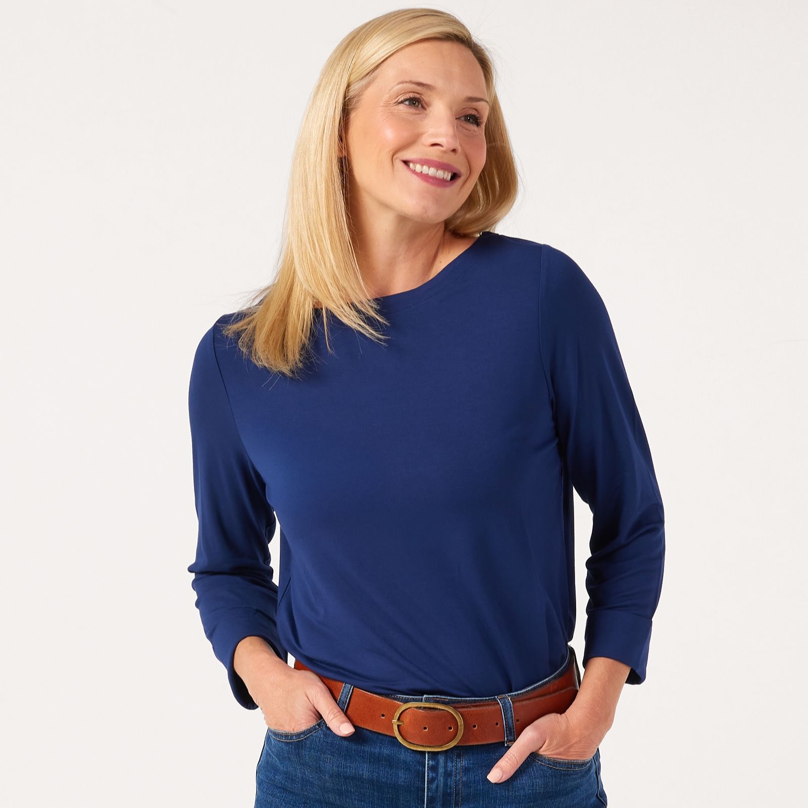 Ruth Langsford Boat Neck Jersey Top