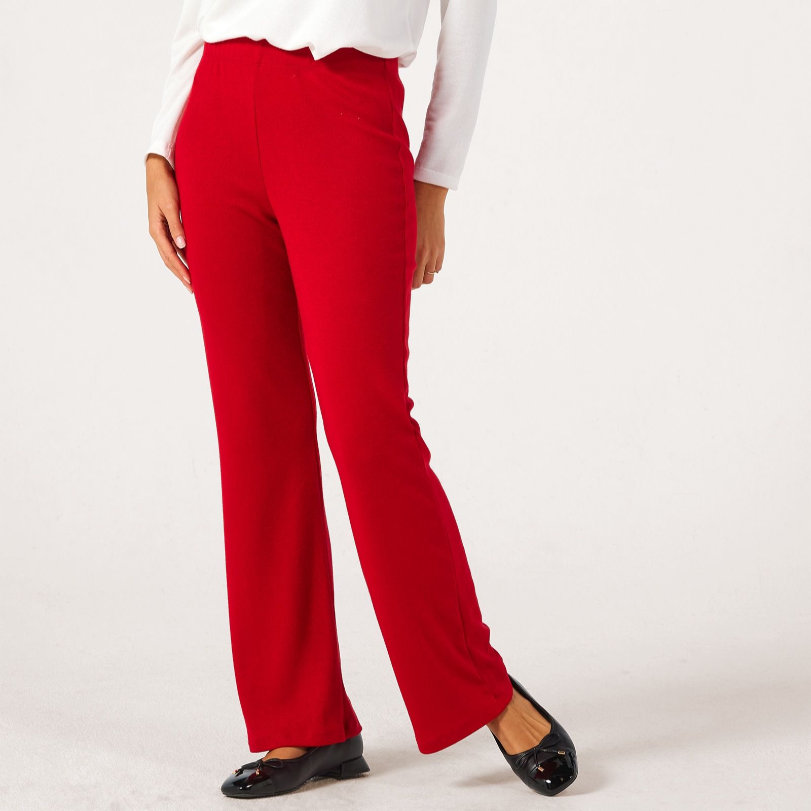 Kim & Co Divine Knit Carla Flared Standard Trousers