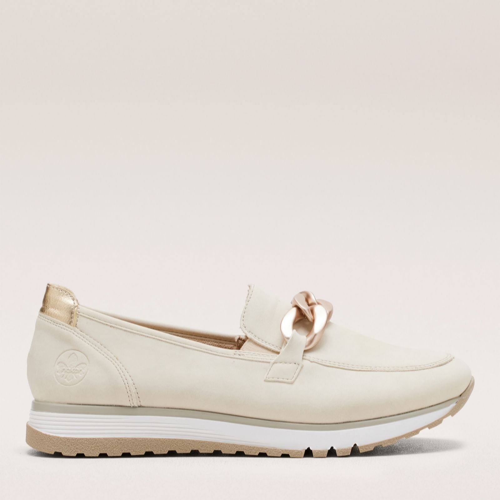 Outlet Rieker Wedge Loafer with Chain