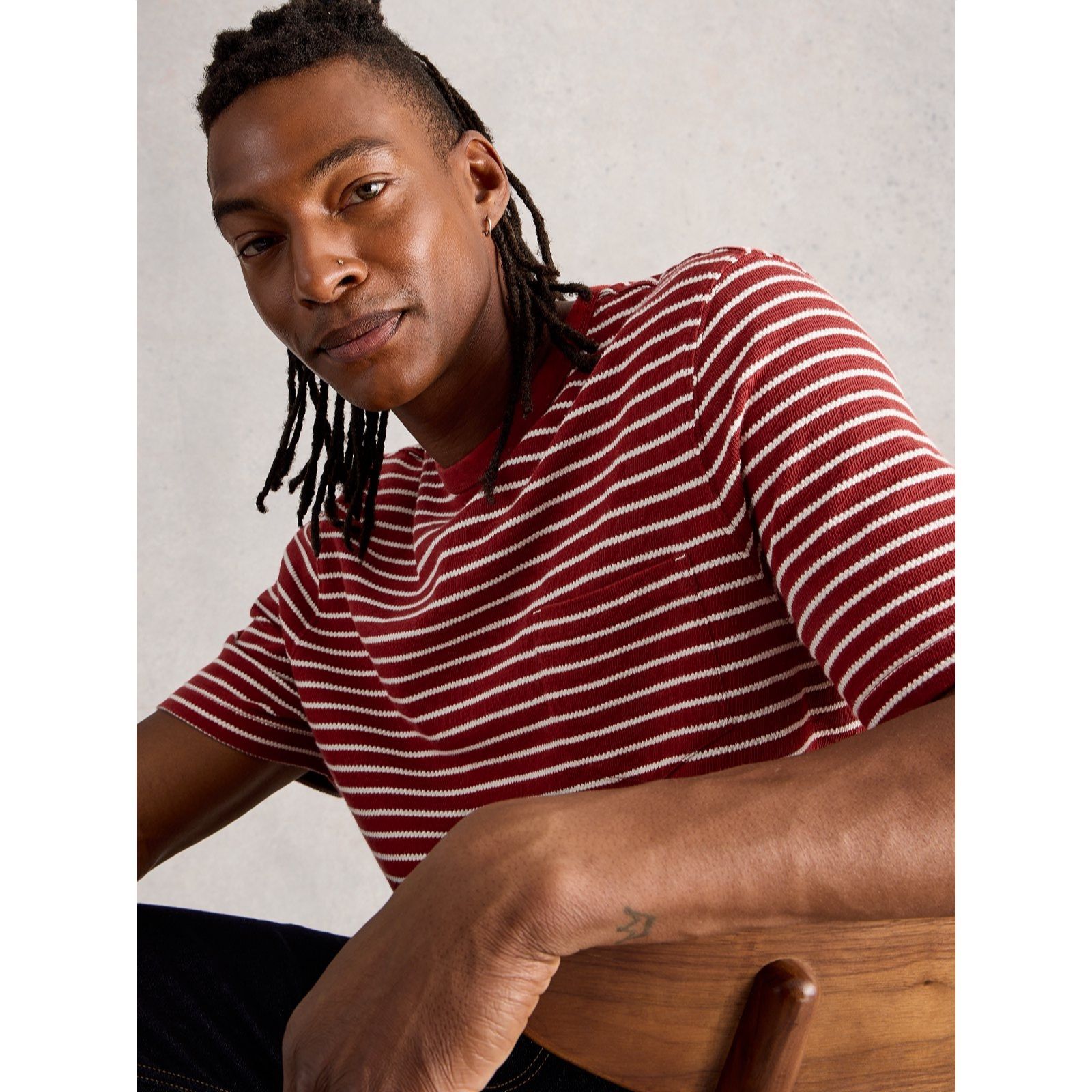 White Stuff Men's Horsham Stripe T-Shirt