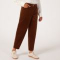 Ben de Lisi Cord Barrel Leg Trouser Petite