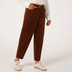 Ben de Lisi Cord Barrel Leg Trouser Petite