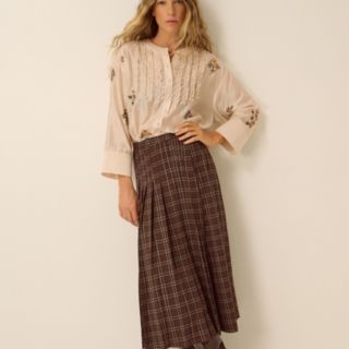 Monsoon Gracie Check Skirt