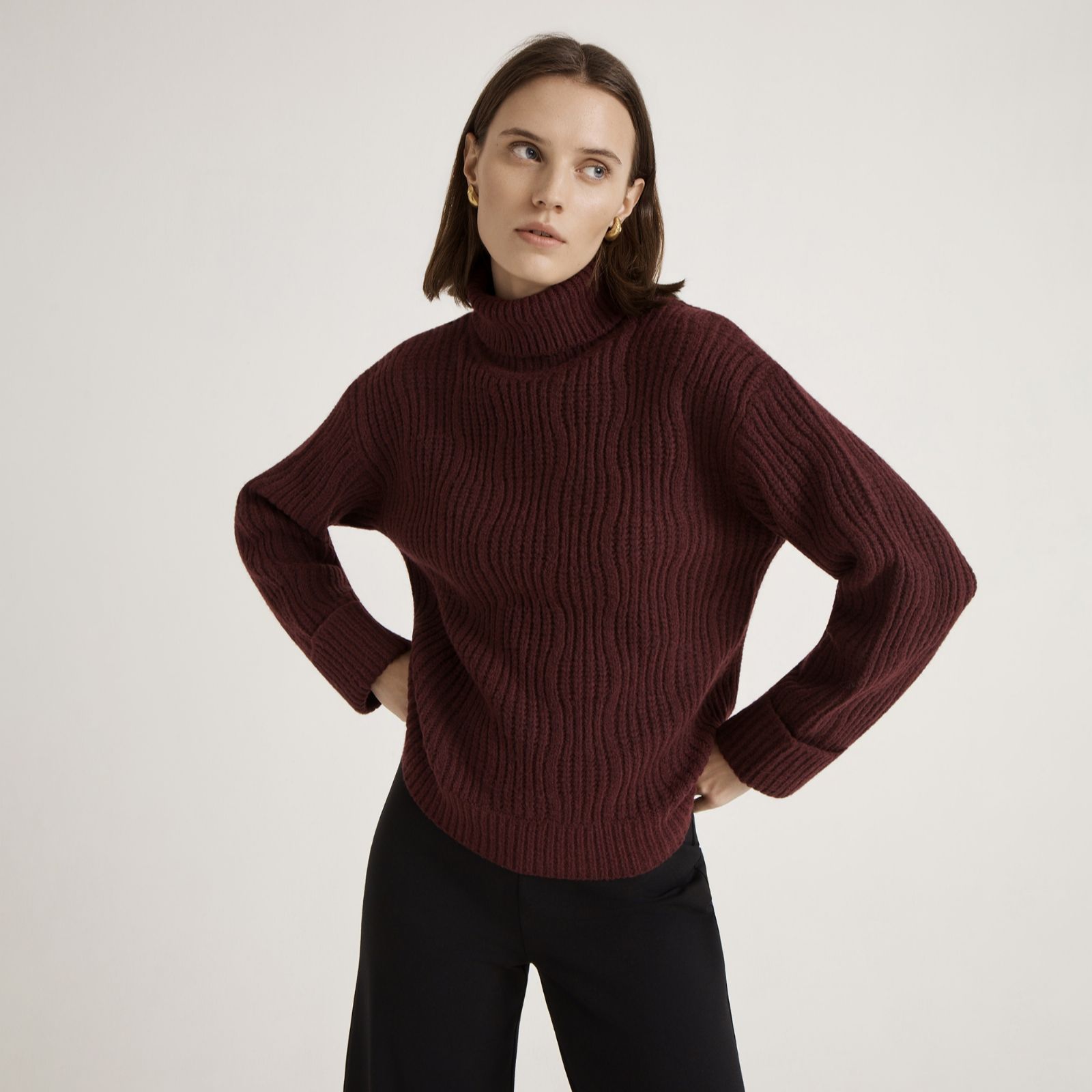 Finery London Albie Roll Neck Jumper