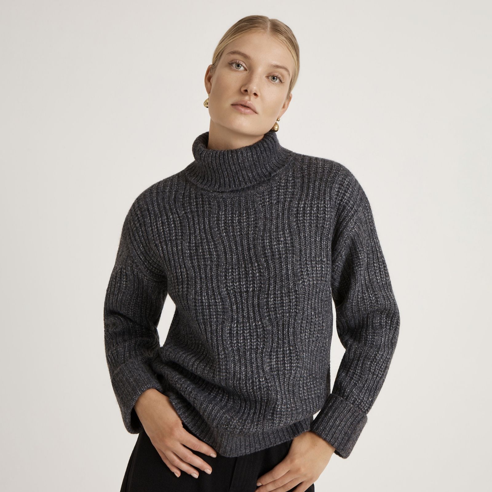 Finery London Albie Roll Neck Jumper