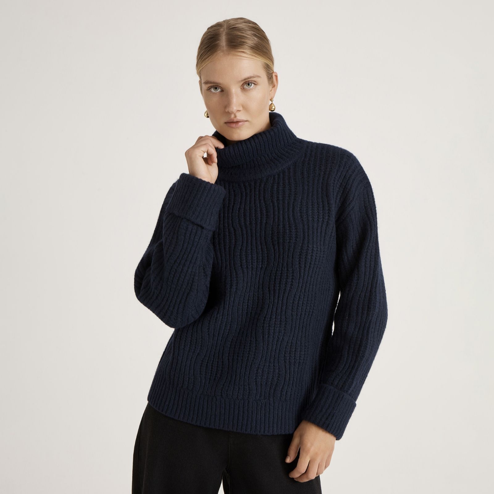 Finery London Albie Roll Neck Jumper