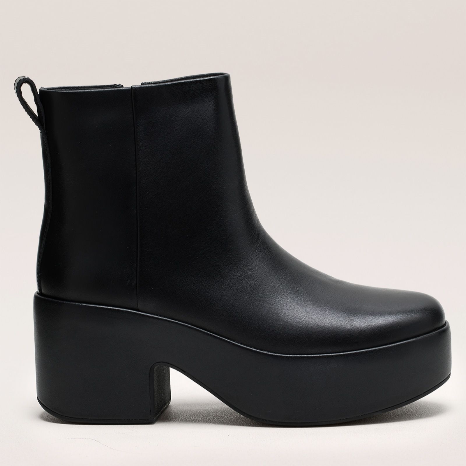FitFlop Platfforms Leather Heeled Ankle Boot
