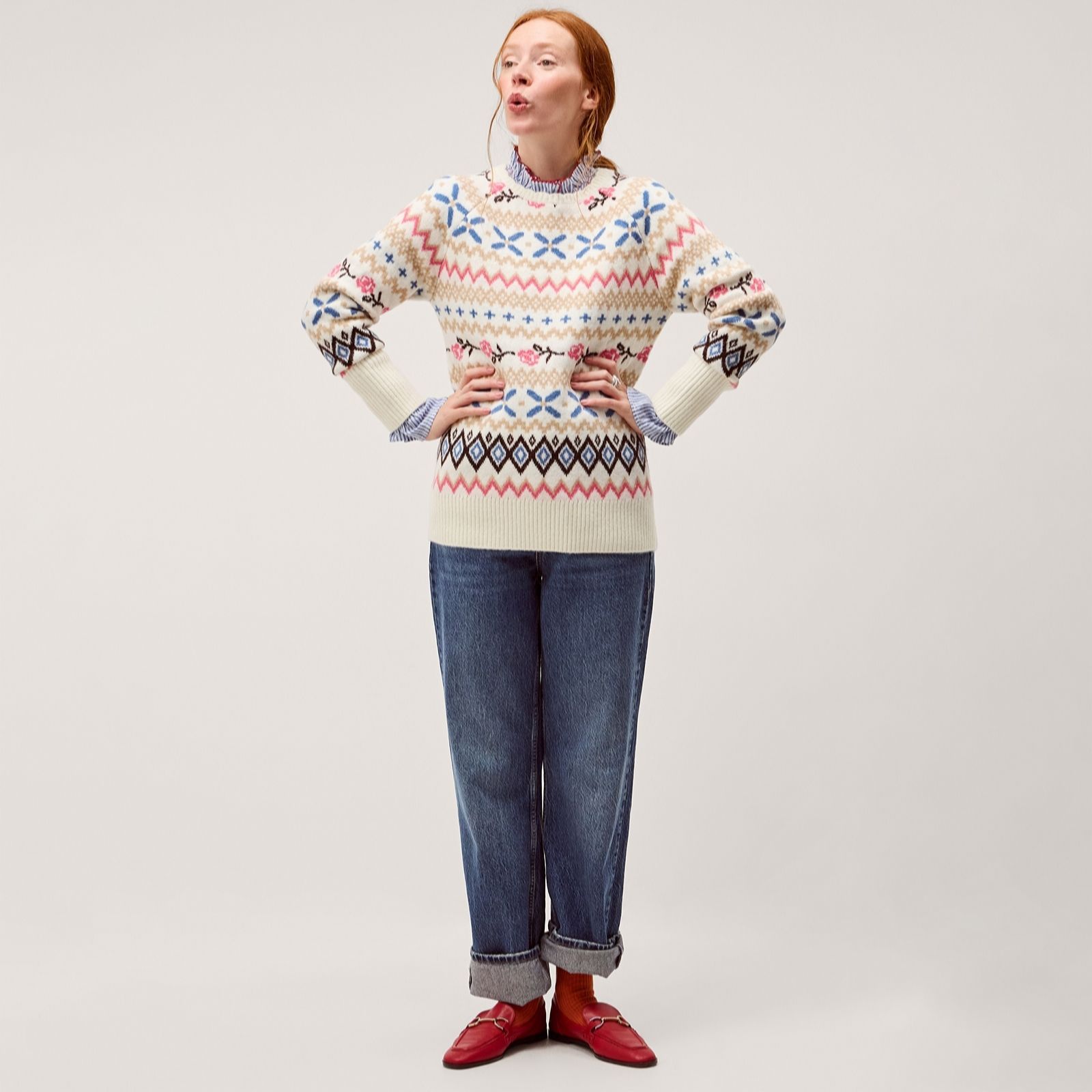 Monsoon Coli Cable Tabard Knit Tank