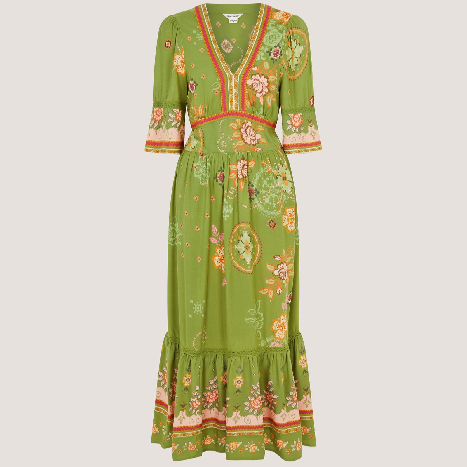 Monsoon Eline Printed Dress