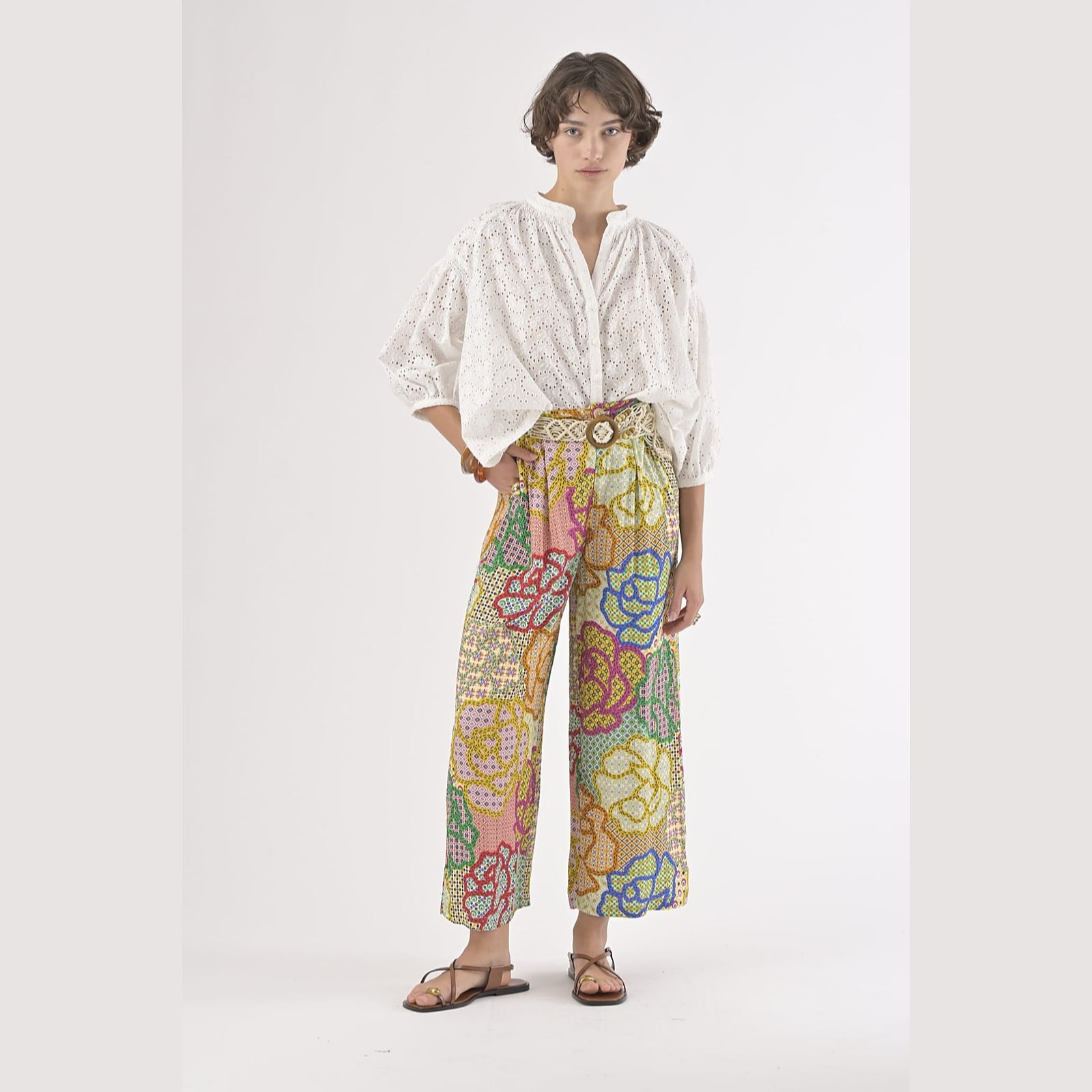 Orfeo Paris Kira Trousers with Belt