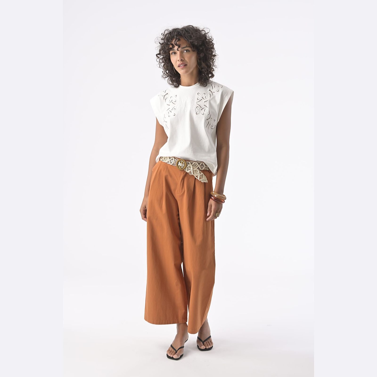 Orfeo Paris Kira Trousers with Belt