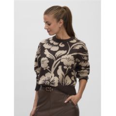 Vero Moda Floral Lurex Detail Jumper