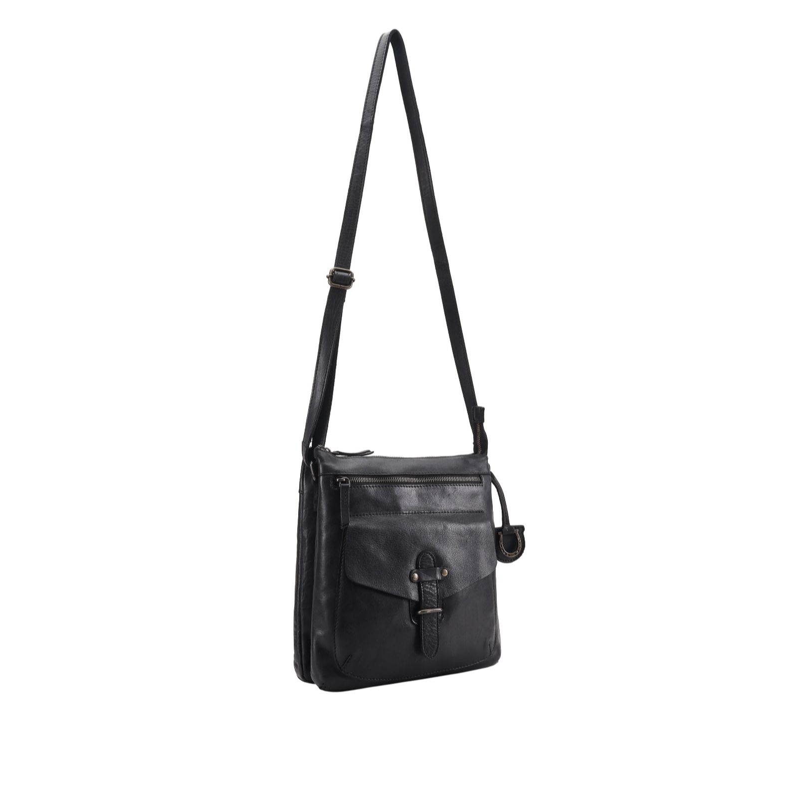  Lloyd Baker Helene Washed Leather Large Cross-Body Bag