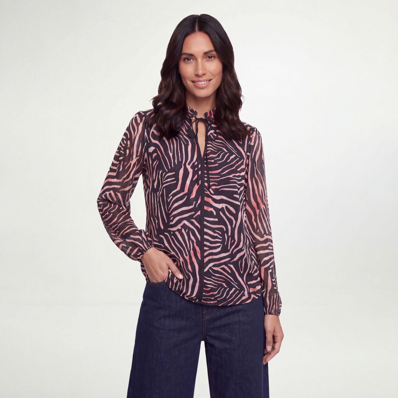 Wallis Shirred Neck Blouse