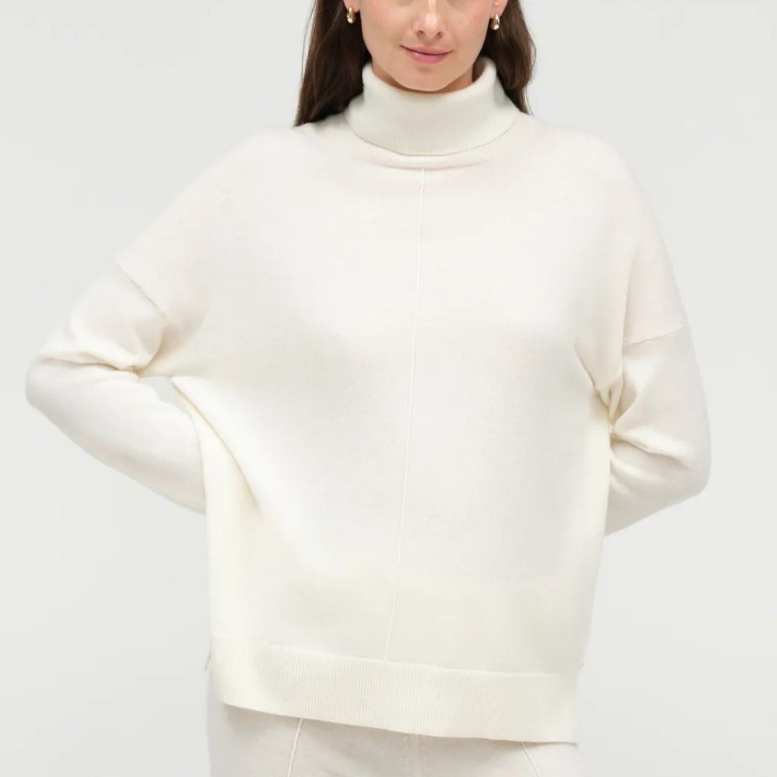 Chinti & Parker Wool Cashmere Blend Roll Neck Jumper