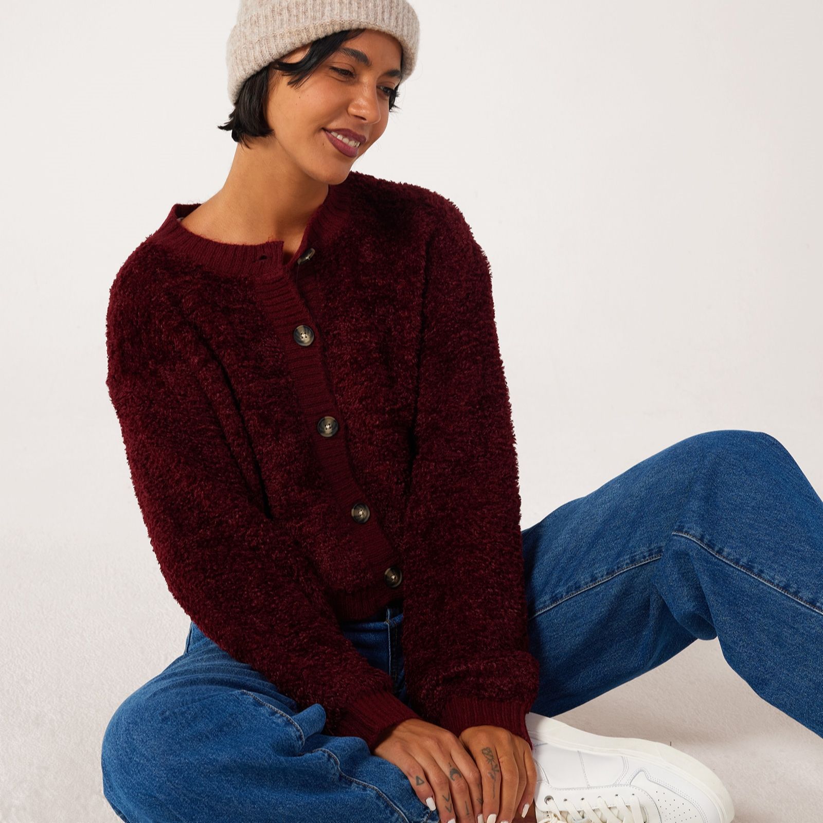 JDY Eira Textured Cardigan