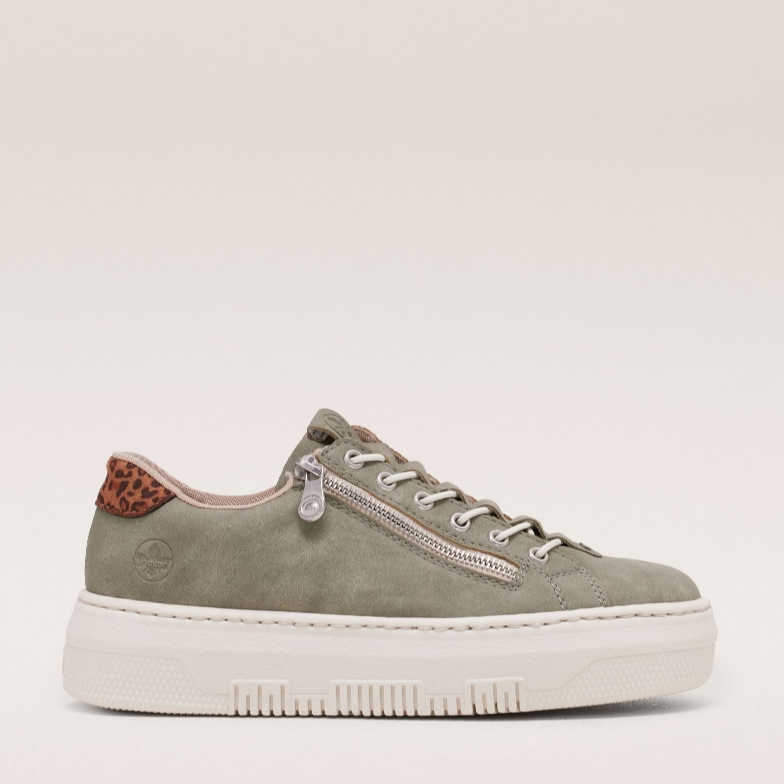 Outlet Rieker Chunky Flatform Trainer with Zip