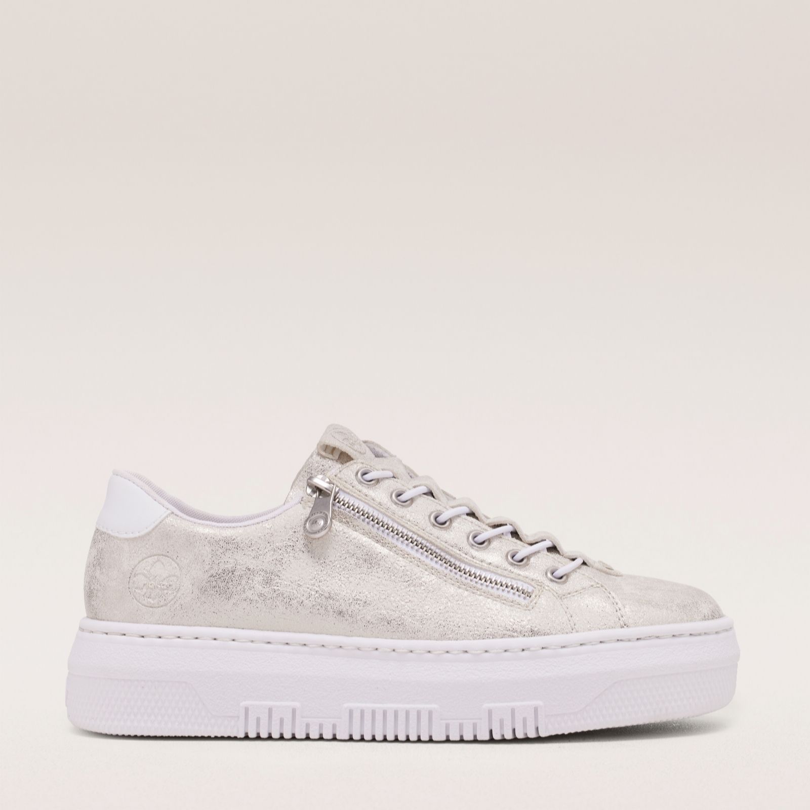Outlet Rieker Chunky Flatform Trainer with Zip