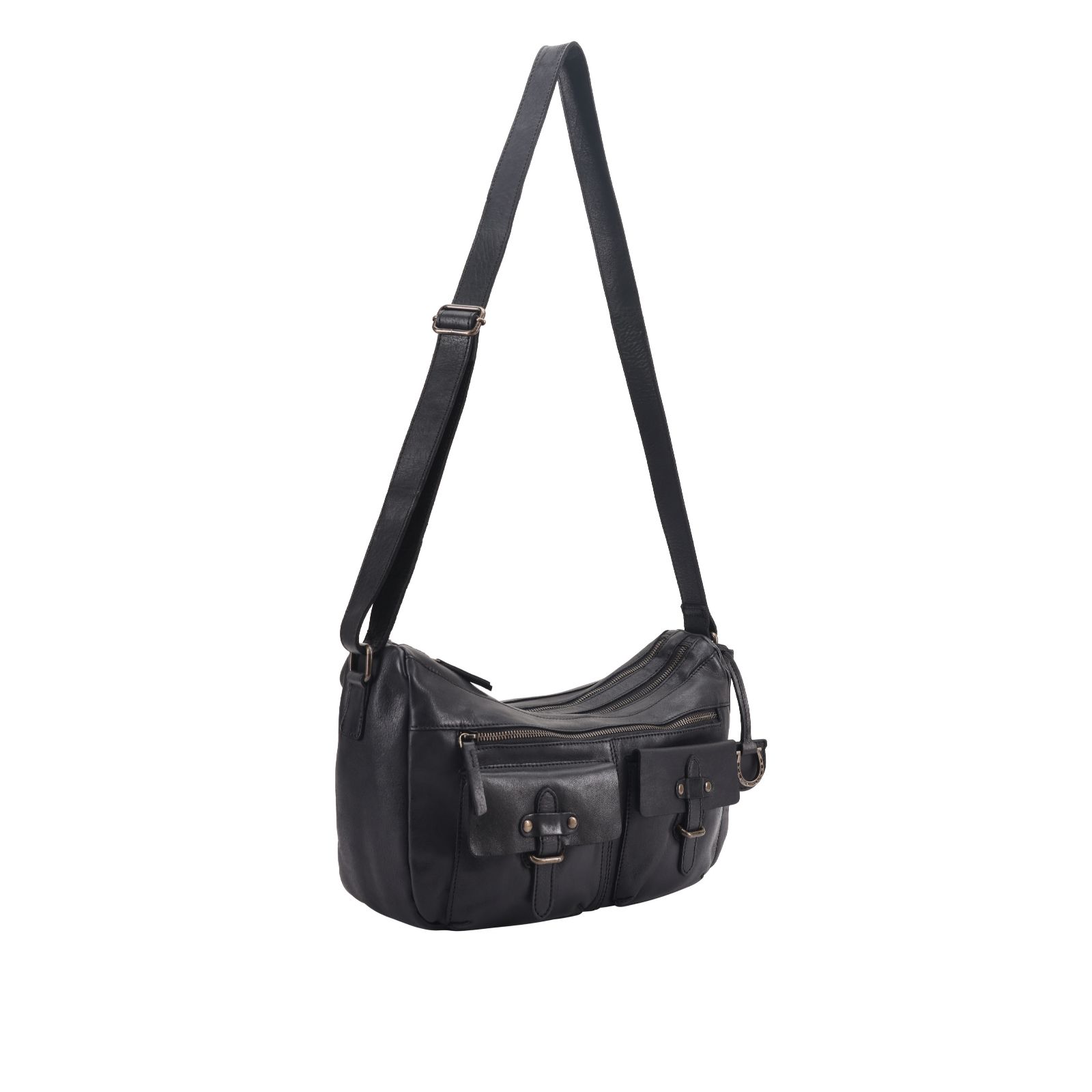 Lloyd Baker Louisa Washed Leather 90s Shoulder Bag