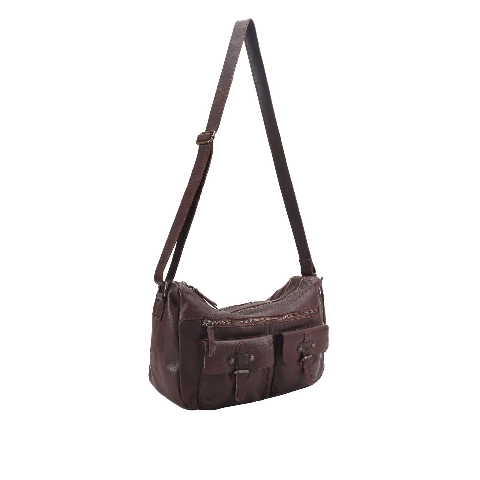 Lloyd Baker Louisa Washed Leather 90s Shoulder Bag