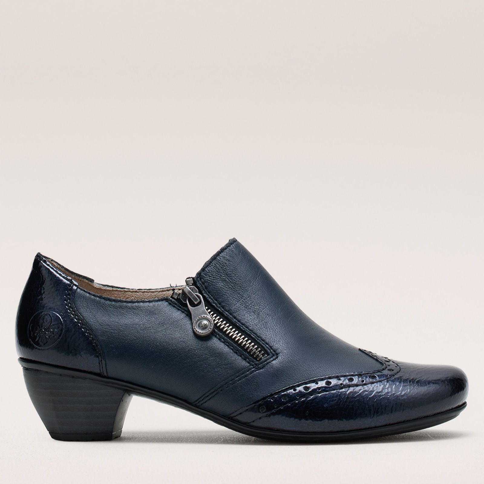 Rieker Brogue Detail Shoe