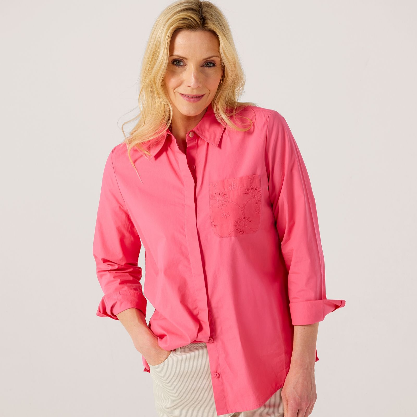 Ruth Langsford Broderie Back Shirt