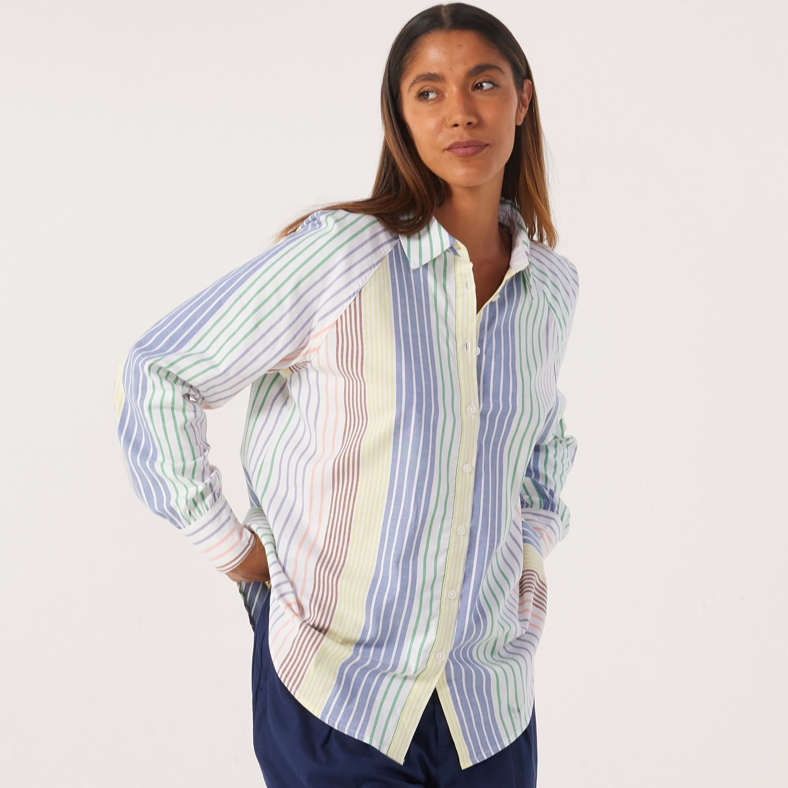Ben De Lisi Multi Coloured Stripe Shirt