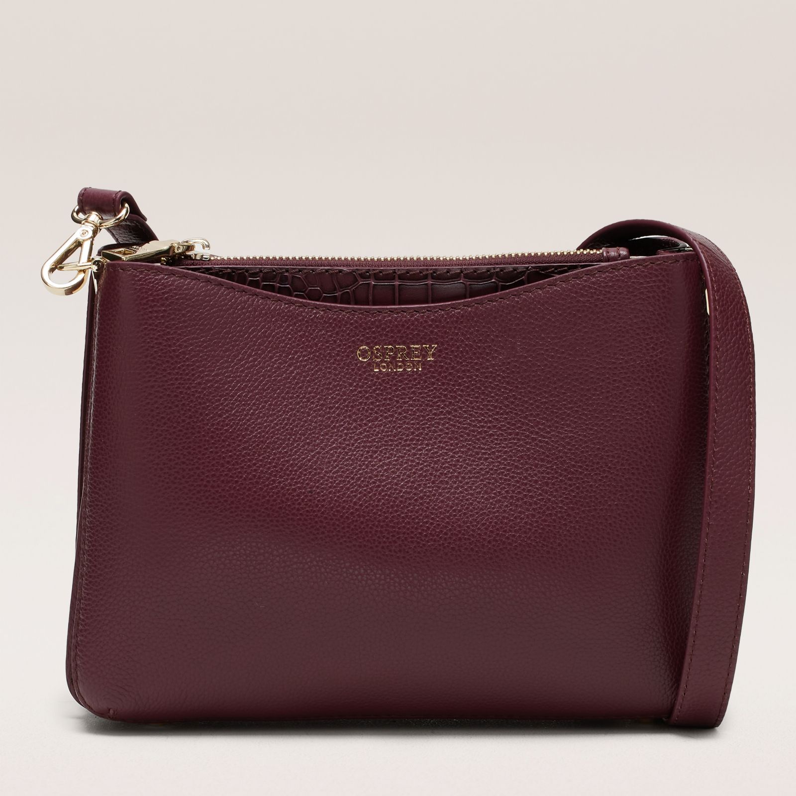 Outlet Osprey London Chichester Leather Crossbody Bag