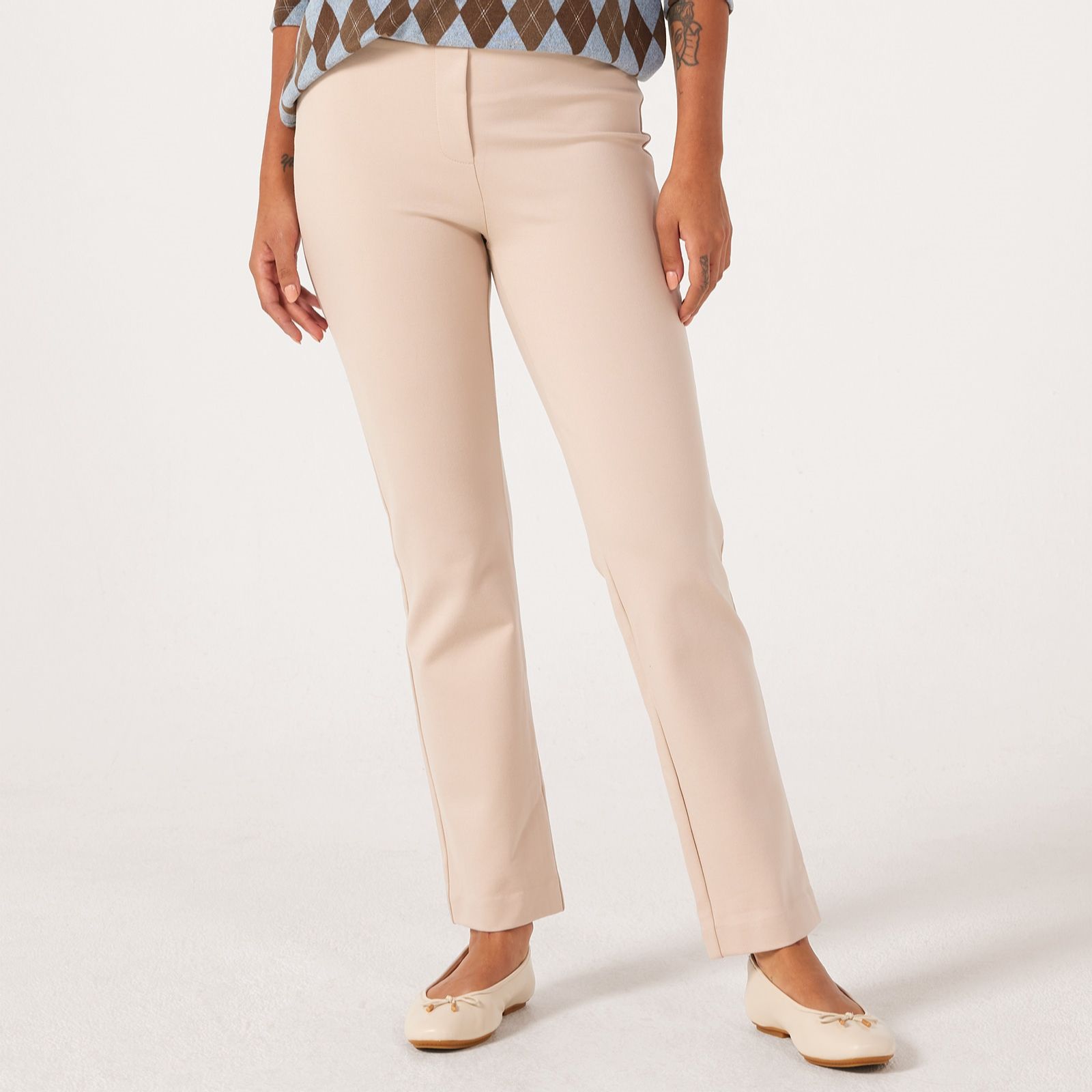 Kim & Co Stretch Ponte Kloe Narrow Leg Standard Trousers