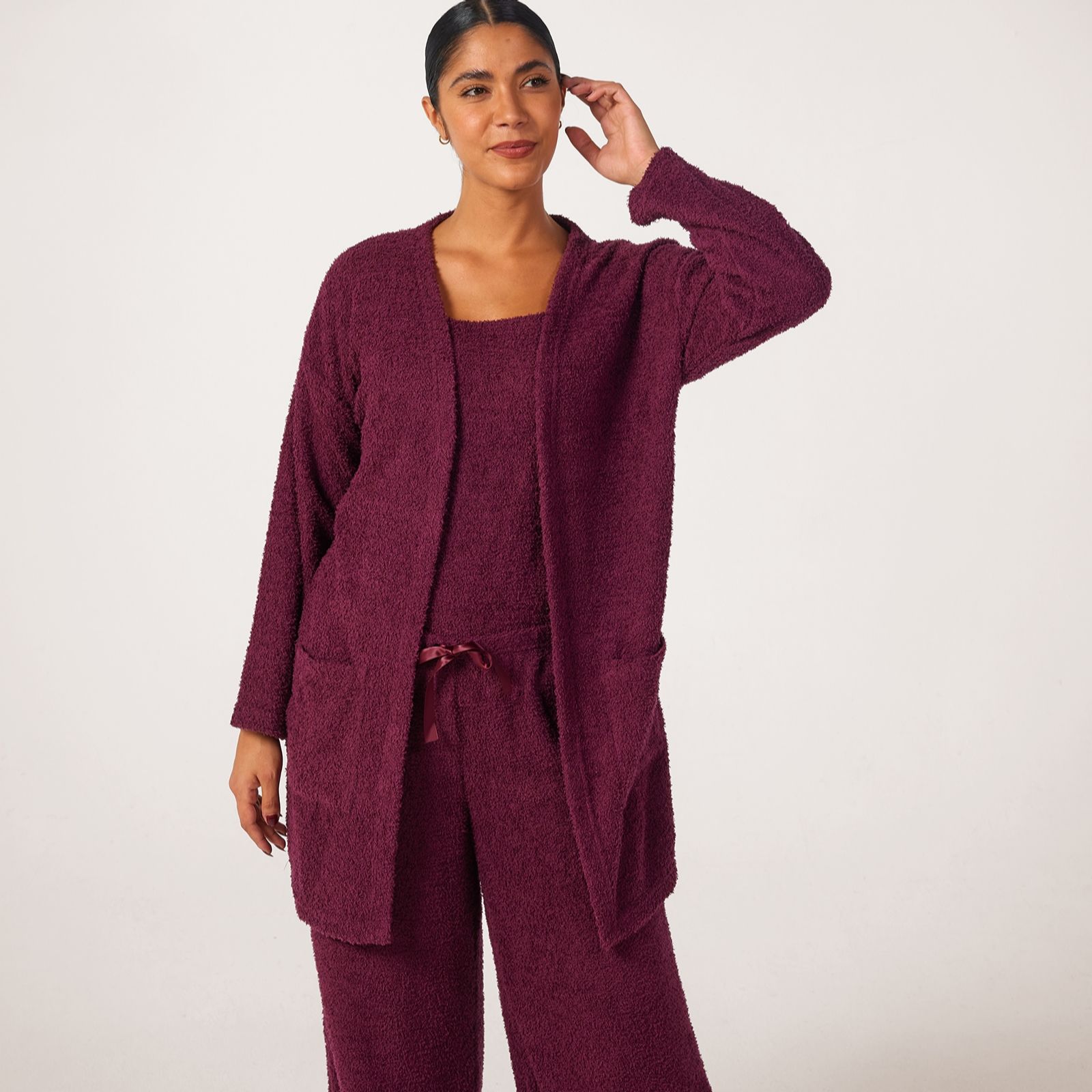 Cozee Home Boucle Edge to Edge Cardigan