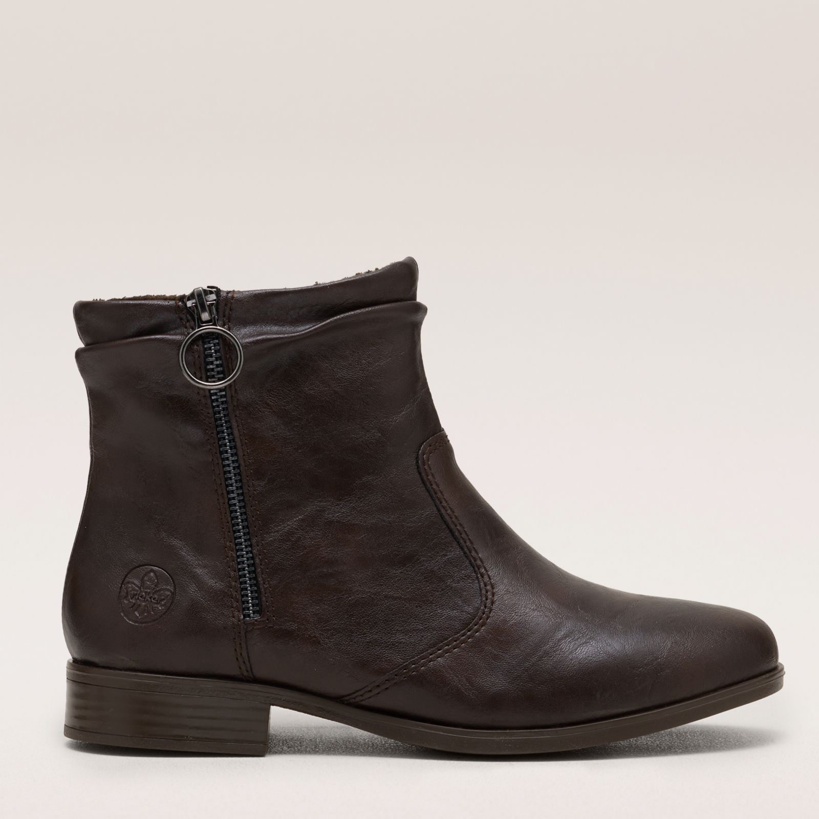 Rieker Warm Lined Zip Boots