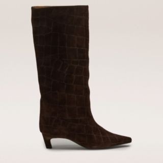 Dansi Croc Knee High Boot