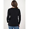 Denim & Co. Long Sleeve Top with Satin Neck Trim, 2 of 3
