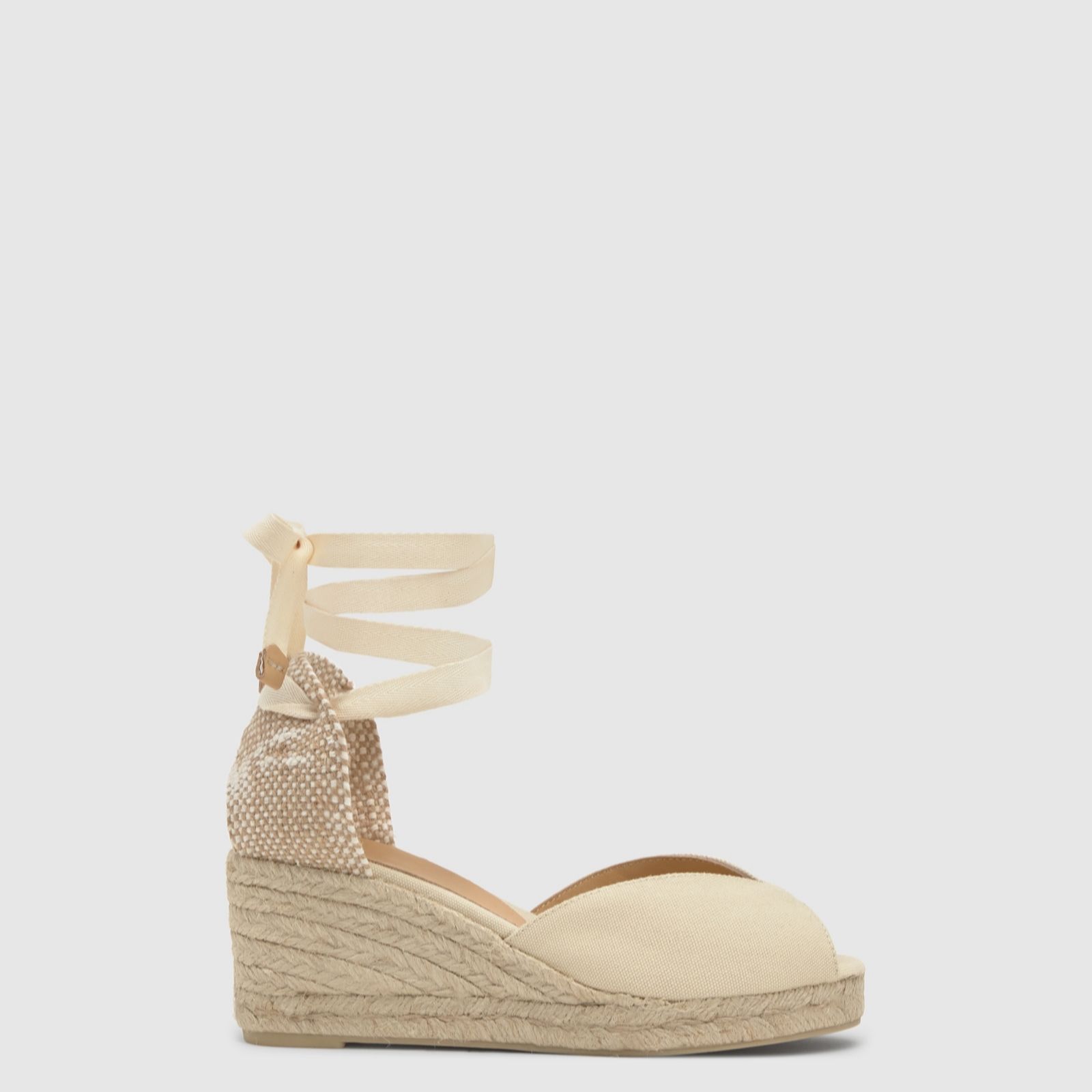 Castaner Bilina Cotton Wedge Espadrille Sandal