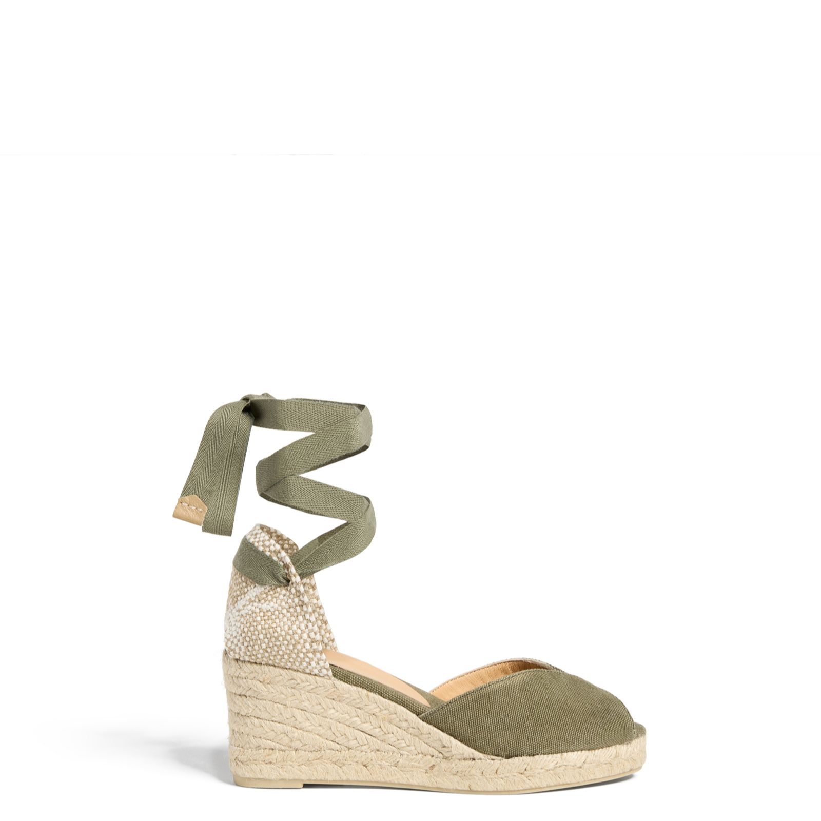 Castaner Bilina Cotton Wedge Espadrille Sandal