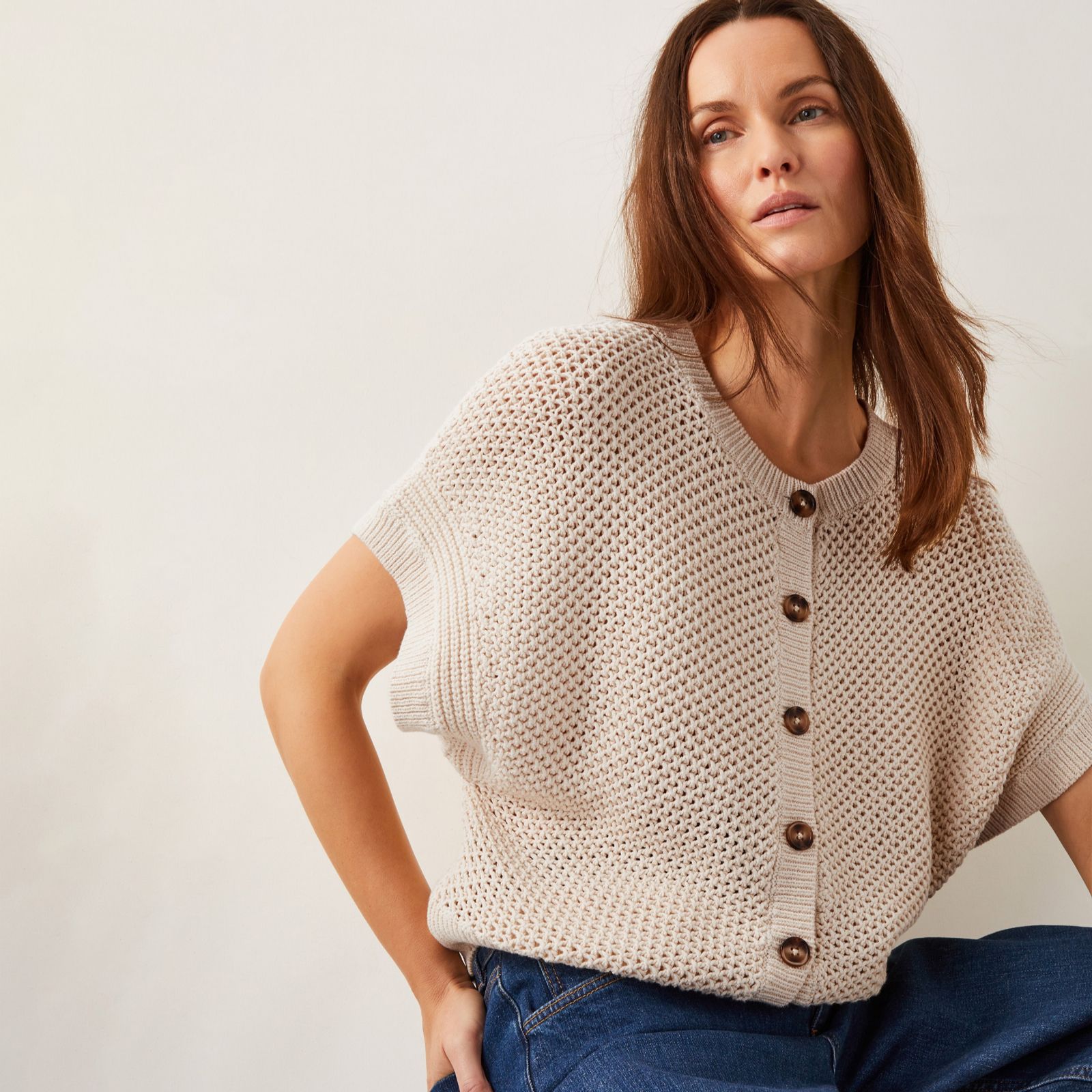 Monsoon Saya Stitch Cardi